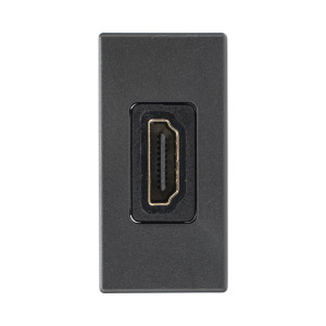 M?dulo HDMI Hembra - Hembra Color Grafito / (K129B/14)