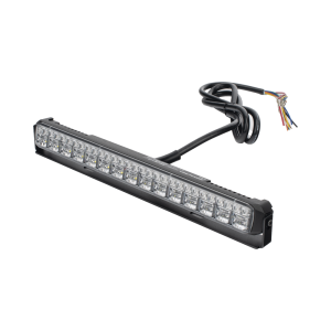 Luz Auxiliar de 45 LEDs Rojo, Ambar y Blanco, 11.42", 12 a 24 VCD