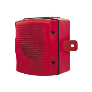Bocina para Exterior, Montaje en Pared, Color Rojo