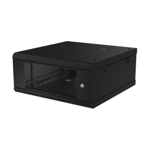 Gabinete de Pared con Puerta Perforada, 635mm de Profundidad, 4U Rack de 19 in, Acero Reforzado
