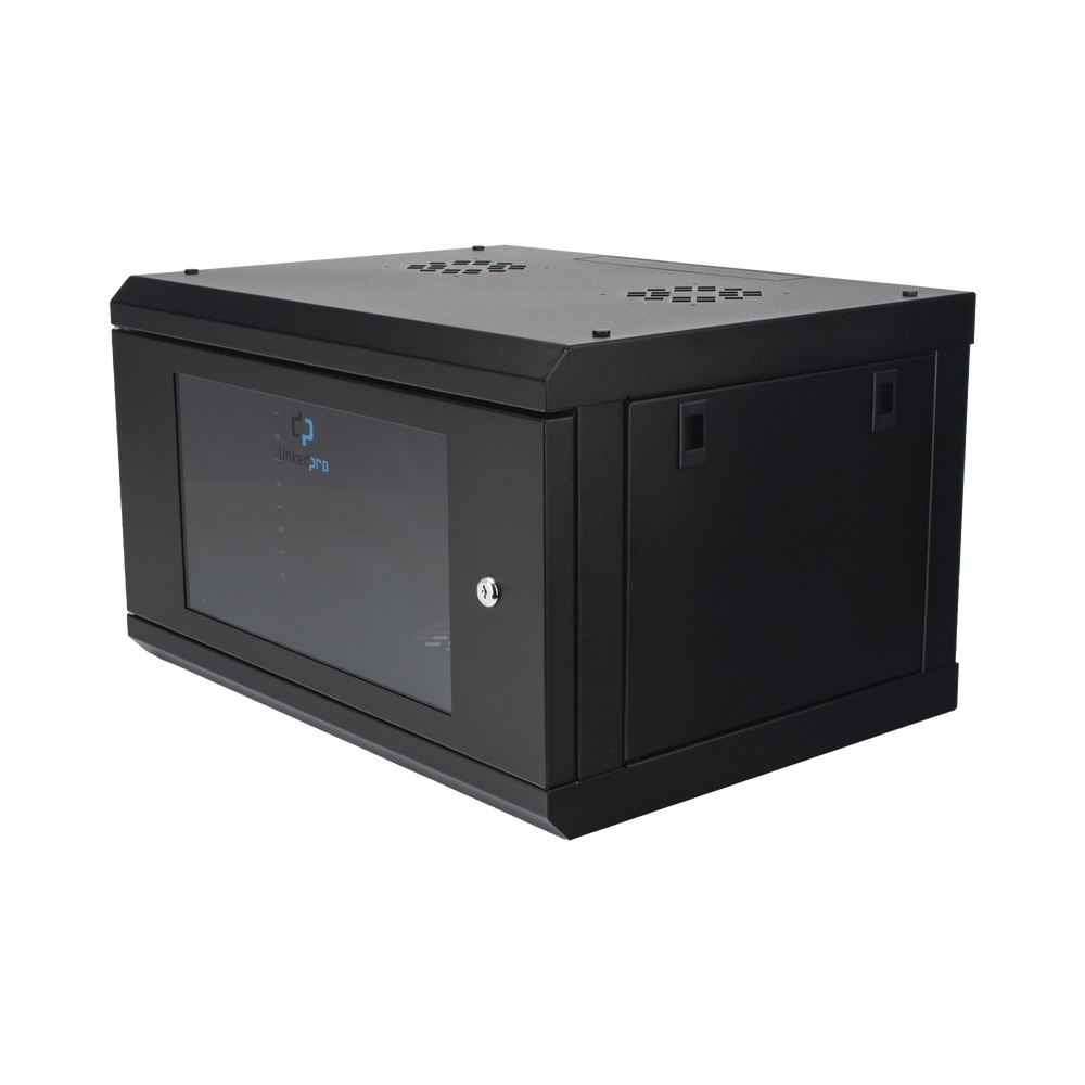 Gabinete de Pared con Puerta de Cristal Templado, 635mm de Profundidad, 4U Rack de 19'', Acero Reforzado - Image 2