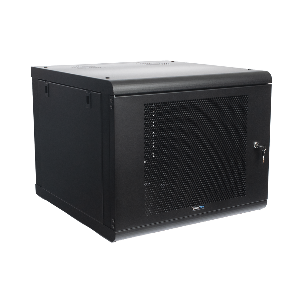 Gabinete de Pared con Puerta Perforada, 635mm de Profundidad, 9U Rack de 19 in, Acero Reforzado - Image 2