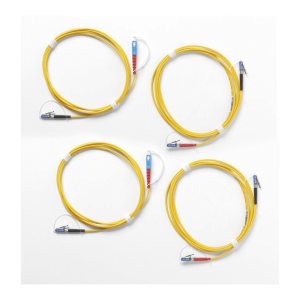 Kit de Cables de Referencia de Comprobaci?n Monomodo CertiFiber Pro, Para Fibras con Conectores LC (2 SC/LC Met?lico, 2 LC/LC Met?lico), de 2 Metros (6.56 Pies)