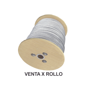 Cable de Retenida de 3/16", Resistencia 1293 Kg, 7 Hilos (Carrete de 2000 metros).