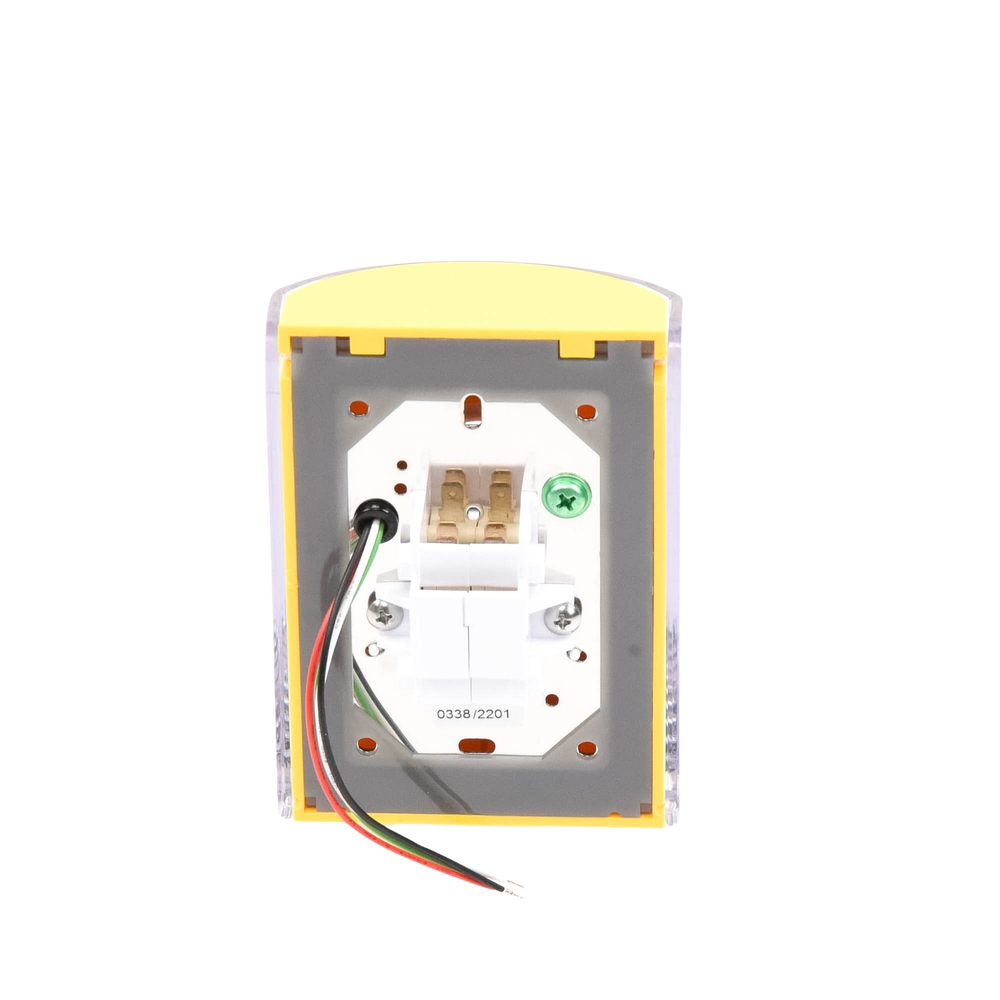 Botón de Apagado de Emergencia, Texto en Español, Tapa Protectora de Policarbonato Súper Resistente, Restablecimiento con Llave - Image 2