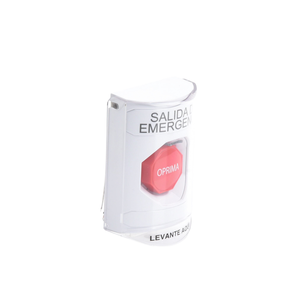 Botón Multipropósito, Texto Salida De Emergencia, Llave para Restablecer, Bocina Integrada De Alarma, Tapa De Policarbonato, 2 Relevadores forma C, Interior - Image 3