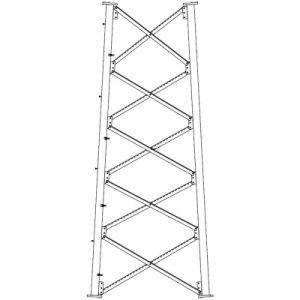 Sección 7 Intermedia para Torre Autosoportada línea SSV (Código de Fábrica: 7N)