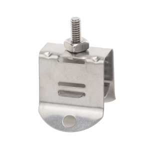 Sujetador de Doble Click para Cable Coaxial de 1/2 Pulgada Paquete de 10 Piezas