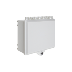 Gabinete de Policarbonato Blanco S?per Resistente, para Uso en Interior o Exterior, Cerradura con Llave