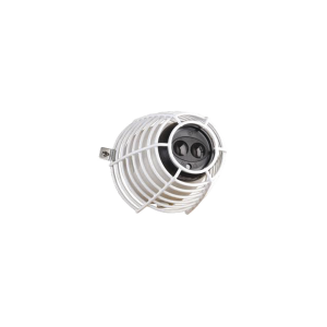 Jaula de acero FIRERAY Damage Stopper® para protección de detectores de haz óptico. Dimensiones 6.61 in (168 mm) altura x 6.61 in (168 mm) ancho x 5.78 in (147 mm) profundidad