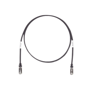 Patch Cord Cat6A, Blindado S/FTP, CM/LS0H, 3.05 Metros (10 Pies), Color Negro