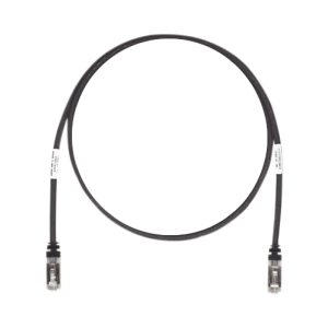Patch Cord Cat6A, Blindado S/FTP, CM/LS0H, 10 Metros (32.81 Pies), Color Negro
