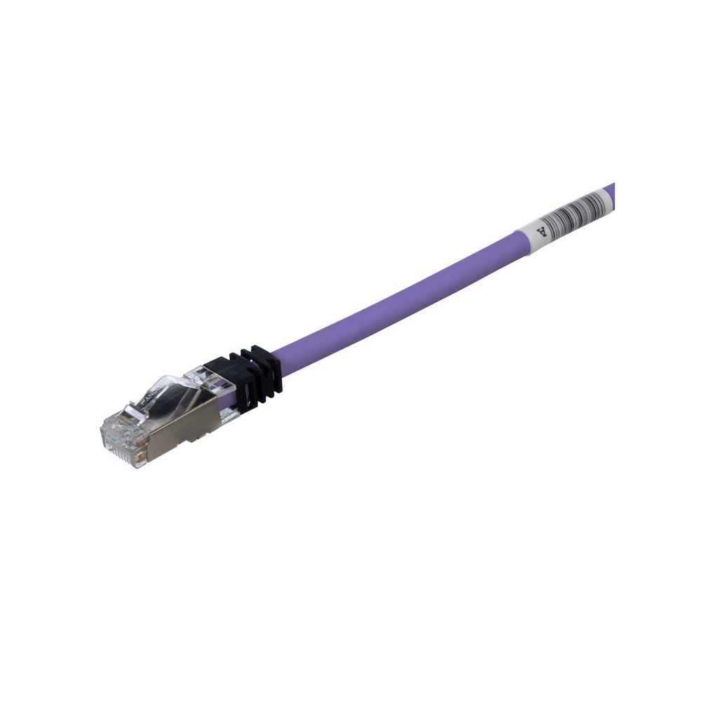 Patch Cord Cat6A, Blindado S/FTP, CM/LS0H, 3.05 Metros (10 Pies), Color Violeta - Image 2