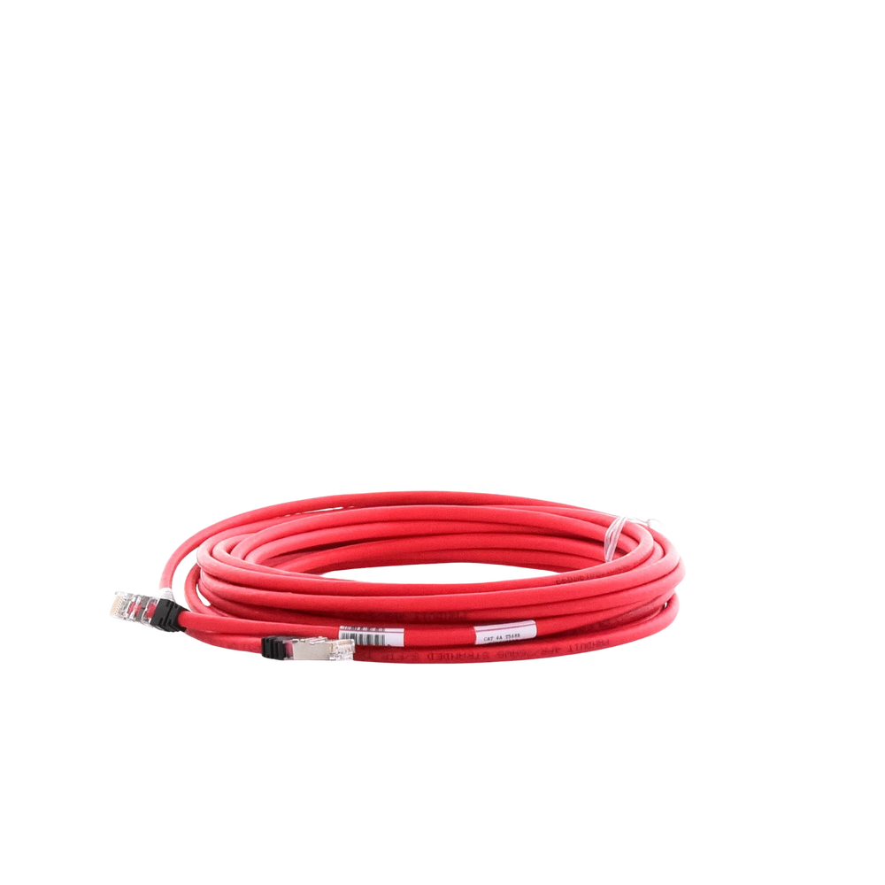 Patch Cord Cat6A, Blindado S/FTP, CM/LS0H, 7.62 Metros (25 Pies), Color Rojo - Imagen 2