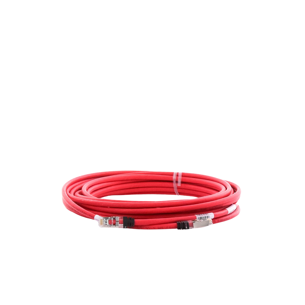 Patch Cord Cat6A, Blindado S/FTP, CM/LS0H, 7.62 Metros (25 Pies), Color Rojo - Imagen 3