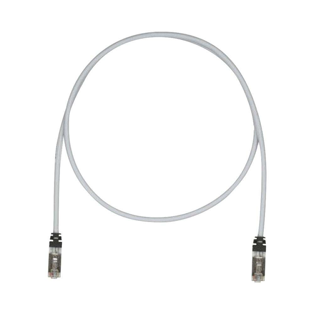 Patch Cord Cat6A, Blindado S/FTP, CM/LS0H, 3 Metros (9.84 Pies), Color Gris