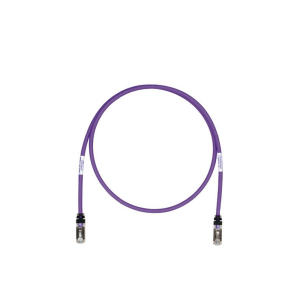 Patch Cord Cat6A, Blindado S/FTP, CM/LS0H, 2.13 Metros (7 Pies), Color Violeta