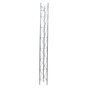 Tramo de Torre Arriostrada de 3m x 45cm, Galvanizado por Electrólisis, Hasta 60 m de Elevación. Zonas Secas.