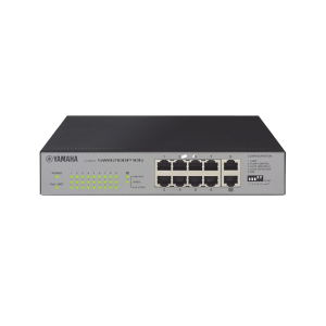 SWITCH DE RED POE 10 PUERTOS OPTIMIZADO P/ REDES DANTE