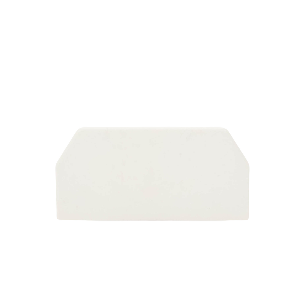 Tapa Final, para uso con canaleta T45, Material PVC Rígido, Color Blanco Mate - Image 2