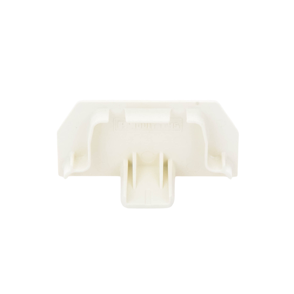 Tapa Final, para uso con canaleta T45, Material PVC Rígido, Color Blanco Mate - Image 4