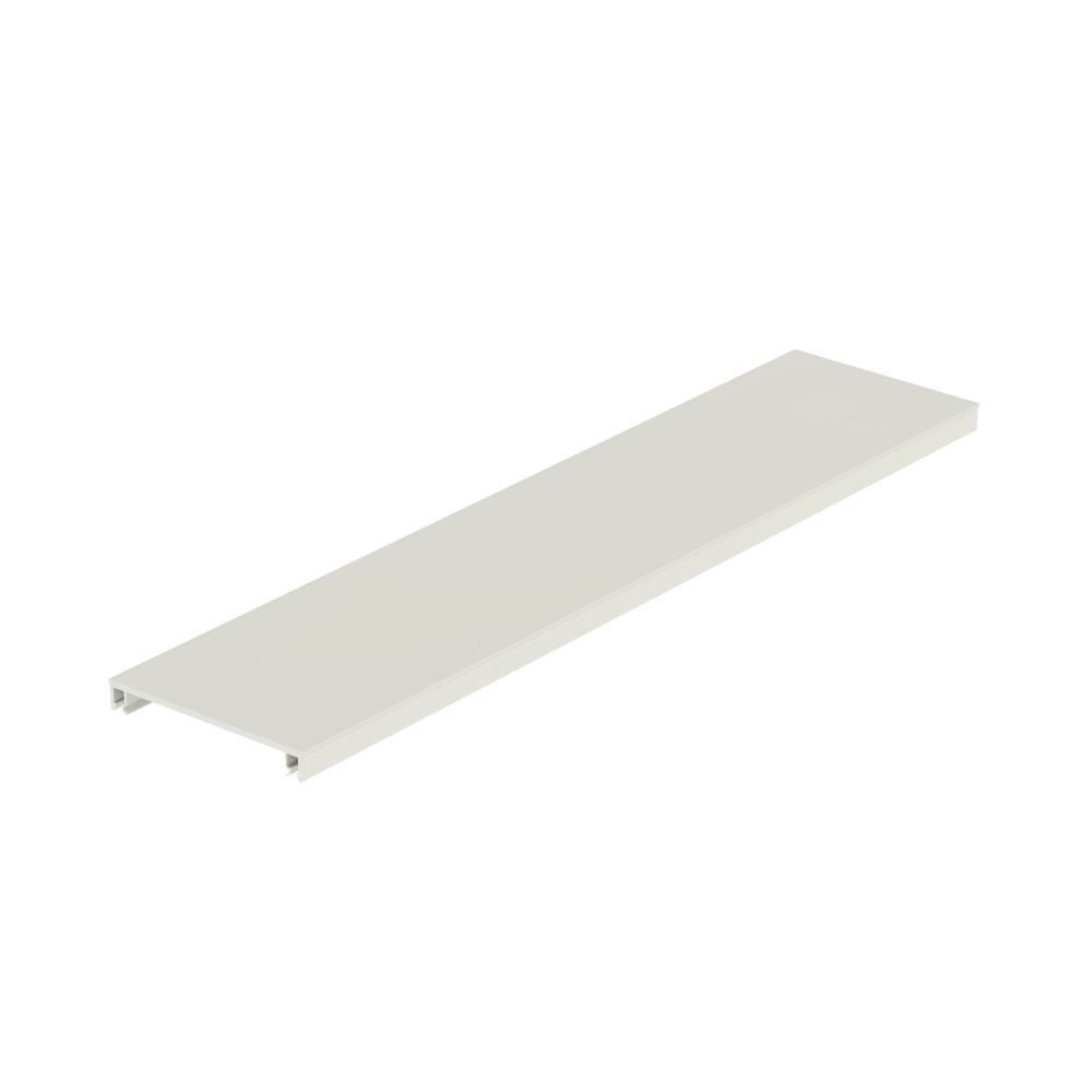 Cubierta para canaleta T-70, de PVC rígido, 70.1 x 9.1 x 2400 mm, Color Blanco Mate - Image 3