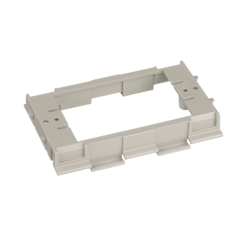 Soporte para Montaje de Faceplates en Canaleta T70, de PVC Rígido, Color Gris Internacional - Image 3