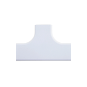 Accesorio en "T", para uso con canaleta LDPH10, material ABS, Color Blanco