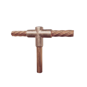 Molde para soldadura exotermica Tipo T, Tope de varilla 5/8 in. a Cable de Paso 3/0 AWG