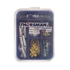 Kit para Sistemas de Fijación en Yeso, Muros Falsos, Tabique hueco, Uso en interiores (91 piezas)