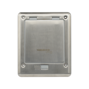 Caja de Piso con Contacto El?ctrico (Duplex), Resistente al Agua, IP66 (Con Tapa Cerrada) (11000-53201)