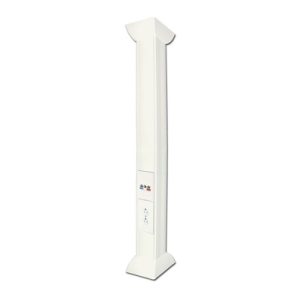 Pole Blanco de 3 Metros (9.84 Pies) para Instalaciones El?ctricas, Voz y Datos, No Incluye Accesorios, Se Venden por Separado los Modelos TEK100DUPLEX (Accesorios de Fijaci?n y Contacto Duplex) y TEK100UNI (Soporte y Tapa Universal) (13000-01000)