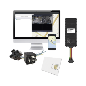 Kit Dispositivo TLW26BL para localización para vehículos / Conectividad 4G LTE y BLE 5.0 / Diferentes tipos de notificaciones / Corte y restablecimiento de energía / Relay + EPCOMGPSANUAL + SIM500MB2Y
