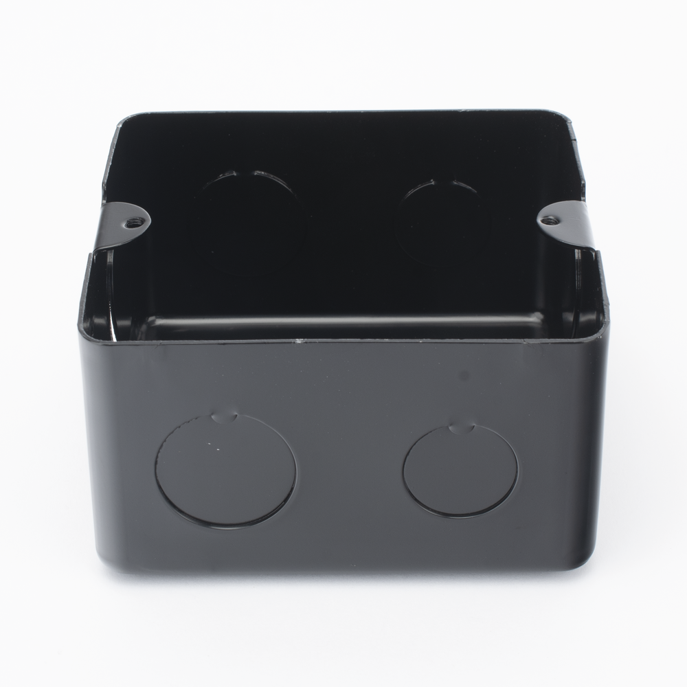 Caja de Registro de Acero Galvanizado, 10x10 cm (3.94x3.94 Pulgadas), Color Negro (11000-00000) - Image 4