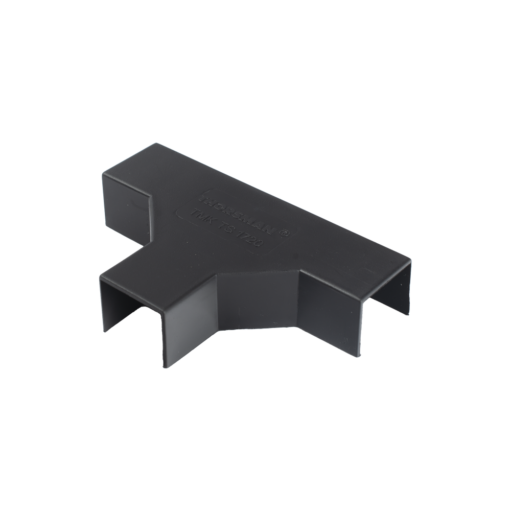 Sección en "T" Color Negro de PVC Auto Extinguible, Para Canaleta TMK-1720-N-CC (5240-02003) - Image 2