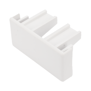 Tapa final color blanco de PVC auto extinguible,  para canaleta TMK1735, TMK1735SD (5390-02001)
