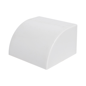 Tapa Final en Color Blanco de PVC Auto Extinguible, Para Canaleta TMK-4577 (5560-02001)