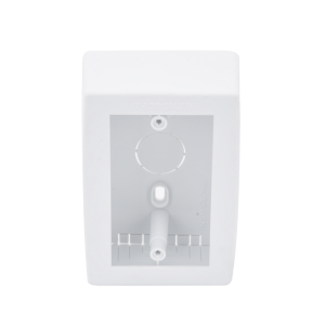 Caja de Registro Universal, Color Blanco de PVC Auto Extinguible (7902-02001)