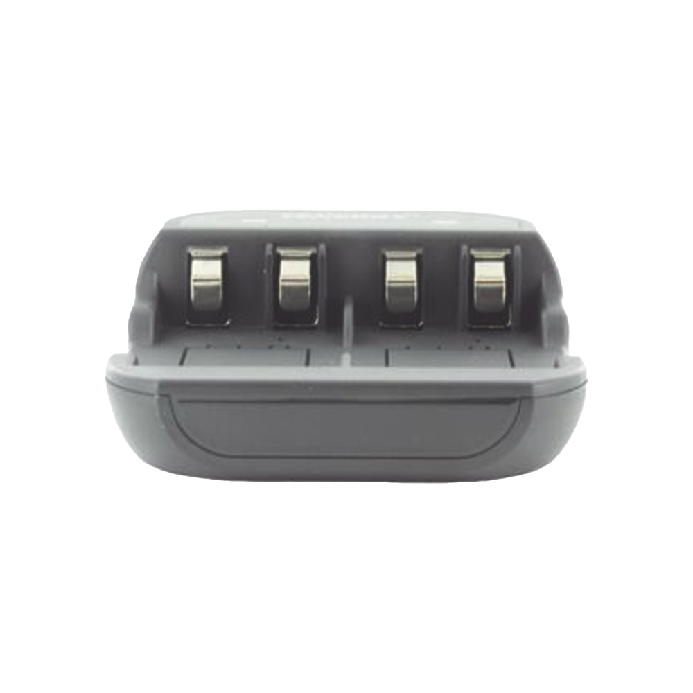 Cargador rápido de 2 compartimientos para baterías Ni-MH; Aplicable en baterías de 9 V /color negro - Image 2