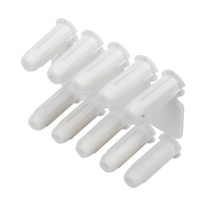 Taquete blanco 3/16" para tornillo 8mm x 3/4" (100pzs) (1101-01100)