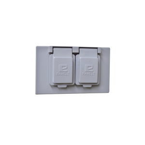 Tapa Dúplex Horizontal con Contratapa / Auto-cierre de aluminio Tipo RR / Placa Intemperie
