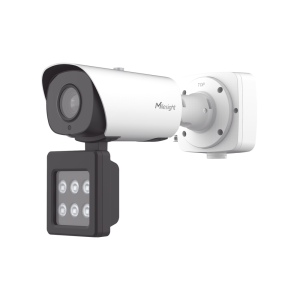 Cámara Bullet Inteligente con IA, Luz Suplementaria y Reconocimiento Vehicular para Monitoreo de Tráfico