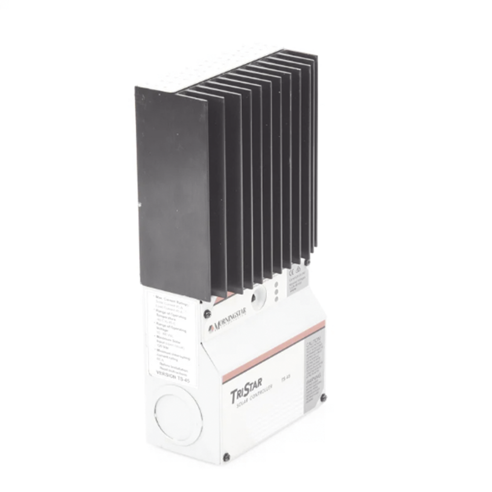 Controlador de Carga Solar TriStar PWM 45 A / 12V 24V 48V / Puerto RS-232 / Hasta 4 kW / Disipador de Calor / 7 Preajustes - Image 4