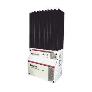 Controlador de Carga Solar TriStar PWM 45 A / 12V 24V 48V / Puerto RS-232 / Hasta 4 kW / Disipador de Calor / 7 Preajustes