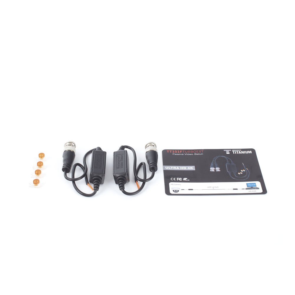 Kit de Transceptores (Baluns) para EXTERIOR TurboHD Hasta 4K HD-TVI / HD-CVI / AHD / CVBS / COAXITRON / AUDIO POR COAXITRON / Menu OSD / CONECTORES 100% COBRE / Con Cable RF Blindado. Distancia de hasta 200 m en 4K. Calidad PREMIUM - Image 6