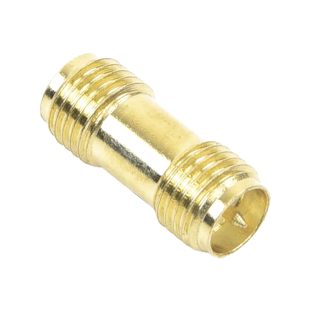 Adaptador Barril de SMA Hembra Inverso a SMA Hembra Inverso, Oro/ Oro/ Teflón, - Image 3