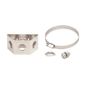 Adaptador para Sujetadores Tipo Mariposa. Instalaci?n en Tubo con Di?metro 0.75 a 1.5 Pulgadas (19.05 a 38.1 mm). Paquete de 10 Piezas