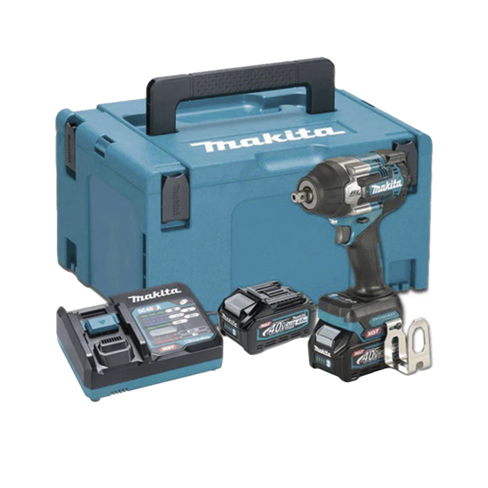 Llave de Impacto BL con Cuadro de 1/2", 4 Velocidades eléctricas, Incluye 2 baterías Li-ION de 40 V, cargador rápido y maletín Makpac. - Image 2
