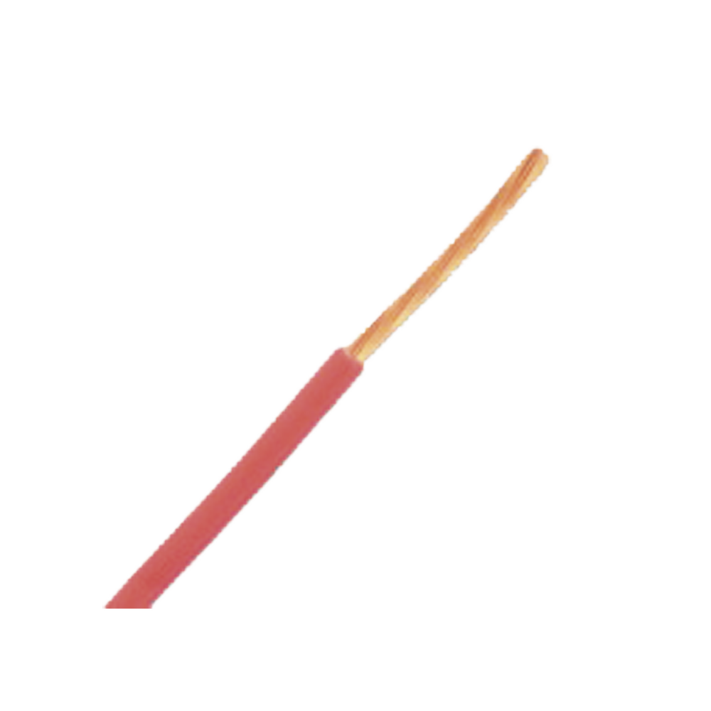 Bobina de 304.8 Metros (1000 Pies) de Cable Automotriz TXL / Calibre 18 de Color Rojo / Conductor de Cobre Desnudo Trenzado / Aislamiento XLPE / 50 Voltios / Rango Temperatura 51-125?C / Cumple Ford y Chrysler