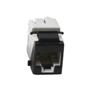 Jack Ultramax Cat6a, Utp, Tipo Keystone, Color Negro, Punch Down